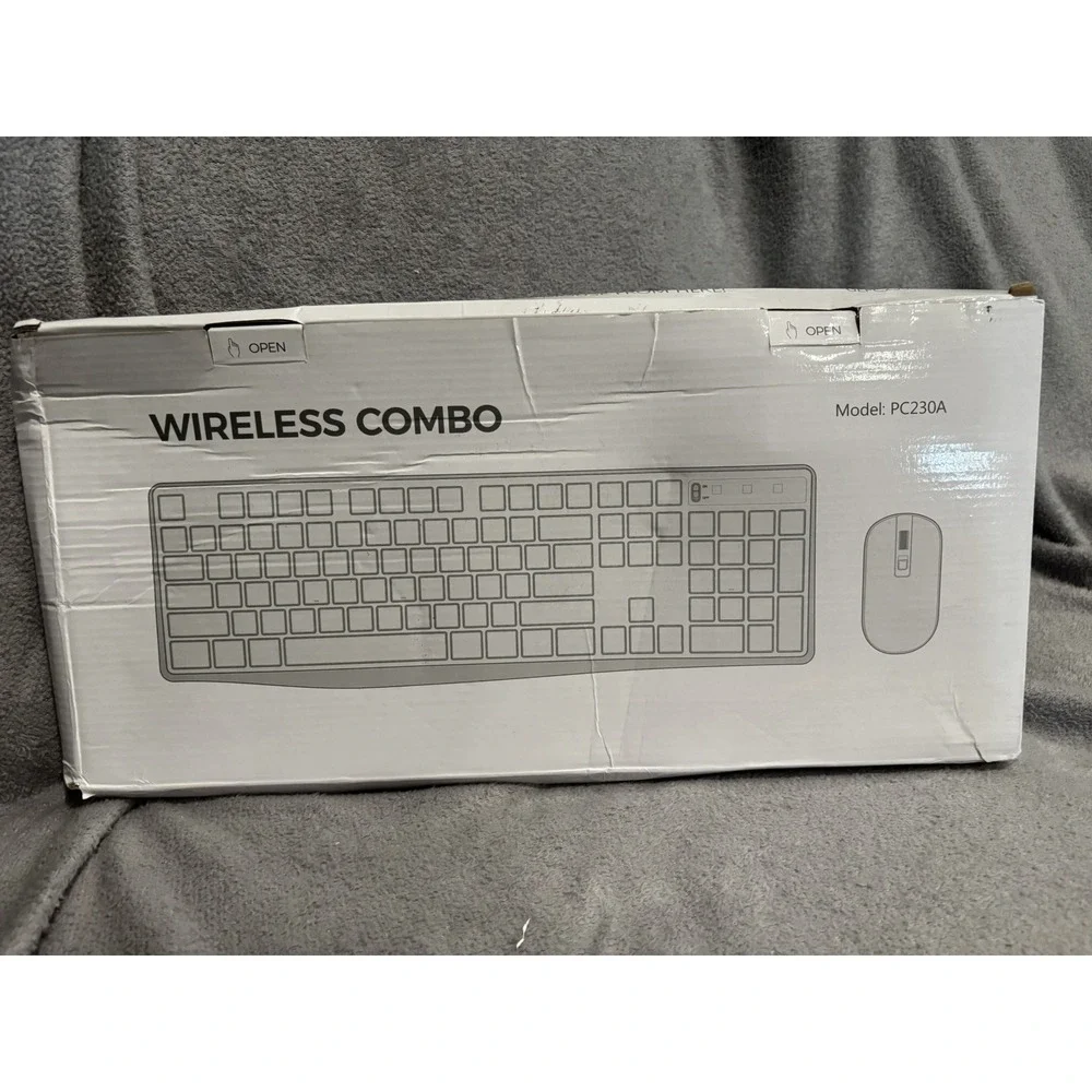 New‎ VicTsing Wireless Keyboard Mouse Combo Energy Saving 3 Level DPI Adjustable